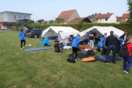 Turnier mit Zelt Übernachtung 